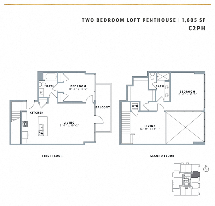 Two Bedroom Loft Penthouse C2PH Hallasan